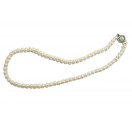 Classic White Beaded Freshwater Pearl Necklace